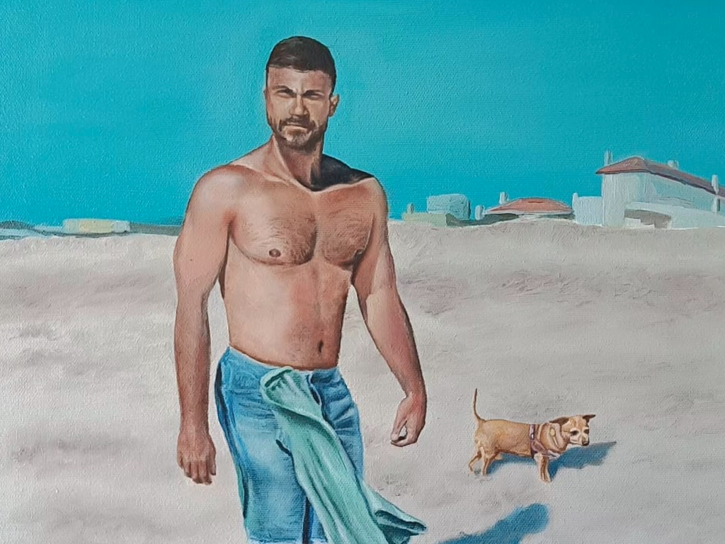 Una imagen personal convertida en pintura