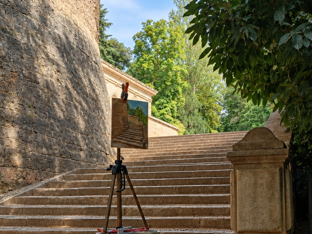Pintar en la Alhambra: encontrar otro lugar